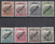 Romania Overprint On Hungary Stamps Occupation Transylvania 1919 Mi#50-57 Mint Hinged - Transylvania