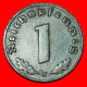 * HAMBURG 1940-1945: GERMANY  1 REICHSPFENNIG 1941J SWASTIKA 3 REICH (1933-1945)! · LOW START ·  NO RESERVE! - 1 Reichspfennig