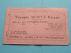 Voyages WIRTZ Reizen Antwerpen / Anvers > Anno 1951 > Hannover ( Zie / See / Voir / Sehen Sie SCANS ) ! - Billetes
