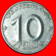 * COMMUNIST STARS (1948-1950): GERMANY  10 PFENNIGS 1950A! · LOW START ·  NO RESERVE! - 10 Pfennig