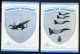 4 X Stickers - Koninklijke Luchtmacht , Kies Defensie Voor Een Startbaan  (2)  - Not Used  - 2 Scans For Originalscan !! - Luchtvaart