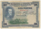 CRBS1066 BILLETE ESPAÑA 100 PESETAS 1925 CON RESELLO USADO - Sonstige & Ohne Zuordnung