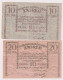 CROATIA, ZAGREB 10 & 20 FILIRA 14.6.1919 - Croatie