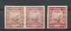 RUSSLAND RUSSIA 1921 Michel 161 MNH Very Light Shade Variety As 3-stripe + Normal/regular Shade - Neufs