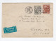 1957. YUGOSLAVIA,SERBIA,BELGRADE,AIRMAIL COVER TO LONDON,GREAT BRITAIN,LETTER INSIDE - Luchtpost