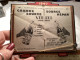 Publicité Vittel Sur Carton Avec Ferraille Au Milieu 1947, Calendrier, Publicité, Vittel Vittel Calendrier - Grand Format : 1941-60