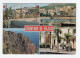 1970? ALGERIA,BEJAIA,MULTI VIEW ILLUSTRATED POSTCARD - Bejaia (Bougie)