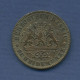 Nassau Herzogtum Kreuzer 1859 Herzog Adolph, J 58 Vz (m6478) - Groschen & Andere Kleinmünzen