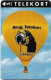 Denmark - KTAS - Ktas Air Balloon - TDKP061A - 01.1994, 1.985ex, 5kr, Used - Denmark