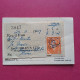 Reçu 29-11-1949 Avec Timbre 2d Orange - Fiscali