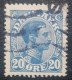 Denmark Classic Used 1913 Stamp 20 King Christian - Gebraucht