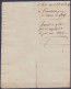 L. Datée 23 Messidor An 4 De Liège - Concerne Serment à Prêter Par Les Employés De La Poste Aux Lettres - 1794-1814 (Période Française)