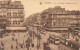 BELGIQUE - Bruxelles - Vue Sur La Place De La Bourse Et Boulevard Anspach - Animé - Carte Postale Ancienne - Squares