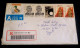 Egypt 2016, A Registered Mail Sent From Belgium To Egypt, Nice Cancels - Briefe U. Dokumente