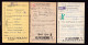 DDFF 755 -- BLANKENBERGE 1 - 3 X Carte De Caisse D'Epargne Postale/Postspaarkaskaart 1943/1960 - Grandes Griffes - Franchigia