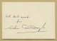 Adrian Conan Doyle (1910-1970) - Son Of Arthur Conan Doyle - Signed Card + Photo - Escritores