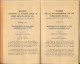 Chemins De Fer D'Alsace Et De Lorraine - Livret: Statuts Des Cheminaux Retraités 1937 (Caisses De Retraites) - Eisenbahnverkehr