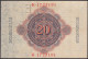 20 Mark 1910 Ro. 41 Wasserzeichen Selten Gute Erhaltung  (27892 - Altri & Non Classificati