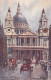 487155Londen, St. Paul's Cathedral From Ludgate Hill.  - St. Paul's Cathedral