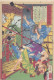 Art - Sato Tadanobu Quelling His Opponents With A Go Board By Toshinobu, 1889, Japan's Postcard - Echecs