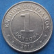 NICARAGUA - 1 Cordoba 2014 KM# 101 Monetary Reform (1912) - Edelweiss Coins - Nicaragua