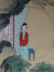 AQUARELLE DE CHINE  +- 1950   OP ZIJDE - SIGNEE  33 X 28 CM  - - VOIR 4 SCANS - Watercolours