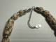 COLLIER FANTAISIE VINTAGE BREAL COLLECTION En Tissus Et Nacre Long 48 Cm Env Poids 65 Grammes - Necklaces/Chains