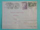 DK 11  ETS OCEANIE  BELLE LETTRE PRIVEE 1937 PAPEETE A   TROYES  FRANCE  +N°121 122 + +AFF. INTERESSANT++ ++ + - Lettres & Documents