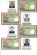 BANGLADESH P52 2 TAKA 2011-2022  X  7 SIGNATURES VARIETIES ORIGINAL BANKNOTES IN LARGE FOLDER OF THE BANK      UNC. - Bangladesch