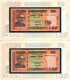 BANGLADESH  B351.5 & B361: 50 TAKA 2019 & 50 TAKA 2021 COMMEMORATIVE  IN FOLDER OF THE BANK    UNC. - Bangladesch