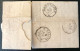France, TAD FRANCE PAR MOUSCRON 5.10.1858, Sur Lettre De Beaune Pour Tournai, Belgique - (B3211) - Entry Postmarks