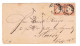 1874, 1/2 Groschen Gr. Brustschild Im Waag. Oaar Auf Brief Ab GRANITZ - Briefe U. Dokumente