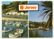 CP Postée De Jersey (GB) Pour Belgique - Rozel Harbour - Timbre 7p Jersey 1977 - Used Stamps