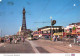 BLACKPOOL, LANCASHIRE, TOWER, ARCHITECTURE, TRAM, CAR, EMBLEM, ENGLAND, UNITED KINGDOM, POSTCARD - Blackpool