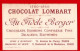 Chromo Chocolat Lombart. Série "La Jeunesse Célèbre". Joseph Bara. - Lombart