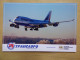 TRANSAERO  B 747400   /   AIRLINE ISSUE / CARTE COMPAGNIE - 1946-....: Era Moderna