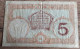 P# 36 - 5 Francs New Caledonia Nouméa 1926 - VF - Numea (Nueva Caledonia 1873-1985)
