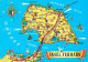 73130209 Insel Fehmarn Landkarte Burg Petersdorf Bannesdorf Daenschendorf  Insel - Fehmarn