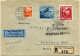 LIECHTENSTEIN LETTRE RECOMMANDEE PAR AVION DEPART VADUZ 26 IV 34 POUR LA FRANCE - Covers & Documents