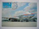 Avion / Airplane / CARGOLUX / Boeing 747 / Eurocontrol 1963-1988 / Carte Maximum Luxembourg - 1946-....: Era Moderna
