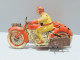 Delcampe - -JOUET ANCIEN JML MOTO SIDE CAR TOLE MECANIQUE 16,2 Cm Sorti De Grenier VITRINE    E - Giocattoli Antichi