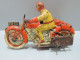 Delcampe - -JOUET ANCIEN JML MOTO SIDE CAR TOLE MECANIQUE 16,2 Cm Sorti De Grenier VITRINE    E - Giocattoli Antichi