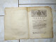 Arrêt Contradictoire De La Cour Des Aides De Paris, Daté Du 4 Septembre 1739. Condamne Antoine Courtois Voiturier - Decrees & Laws