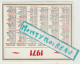 VP : Calendrier  Petit  Format De 1971 - Small : 1971-80