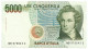 5000 LIRE BANCA D'ITALIA VINCENZO BELLINI LETTERA B 12/01/1988 FDS-/FDS - Andere & Zonder Classificatie