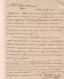 Año 1845 Prefilatelia Carta A Zafra Marcas Sevilla Andalucia - ...-1850 Prephilately