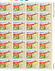 2006-Tunisie / Y&T 1575-1576 -Coupe Du Monde Football, Allemagne 2006 -série Complète - 2 Planches  56v -MNH****** - Briefmarken