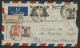 01253*INDIA*BOMBAY TO CZECHOSLOVAKIA*RECO AIRMAIL COVER*1947 - Storia Postale