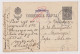 Bulgaria Bulgarian Ww1-1918 Postal Stationery Card PSC 5St., Entier, Civil Censored LOVETCH (205) - Cartes Postales