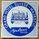 Switzerland Montreux Grand Hotel Suisse - Majestic Hotel Label Etiquette Valise - Hotel Labels